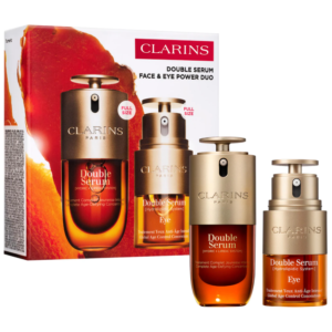 Clarins Double Serum Face & Eyes Anti-Aging Skincare Set *Pre Orden*