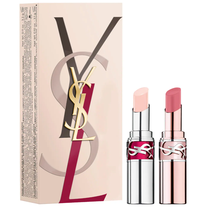 Yves Saint Laurent YSL Lip Gloss Stick & Tinted Lip Balm Gift Set *Pre Orden*